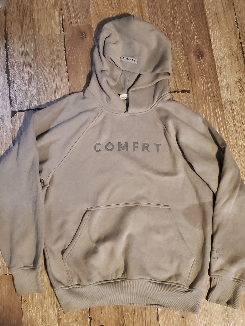 Unisex Comfrt Heavywieght Oversized Hoodie Sweatshirt in Taupe